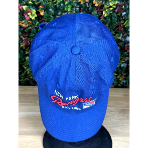 New York Rangers NHL Fanatics Hat Cap Blue Red White Adjustable Womens NEW NWOT - Picture 6 of 11